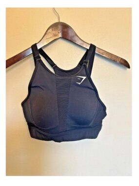 Gymshark Women's Training Sports Bra Wireless Padded Size XS Black
